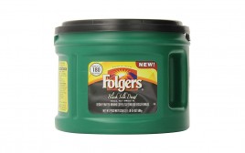 Folgers Black Silk Decaf, Decaffeinated Ground Coffee  Jar  584 grams
